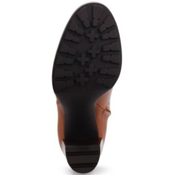 KENNETH COLE NEW YORK Womens Cognac Brown Justin 2.0 Leather Heeled Boots 7 M - Picture 4 of 4